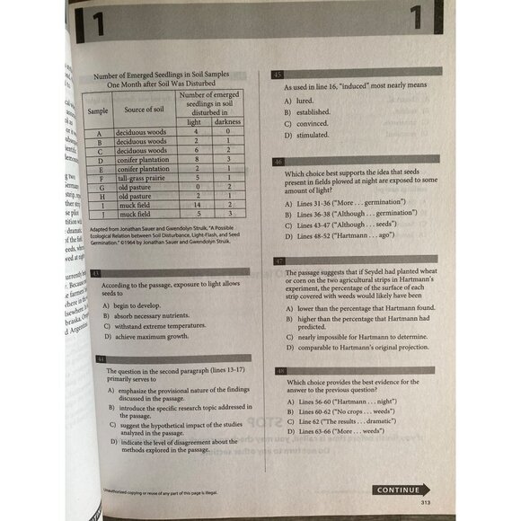 College Board SAT THE OFFICIAL SAT STUDY GUIDE™ Prepare for the SAT‎ with sample - Picture 3 of 6
